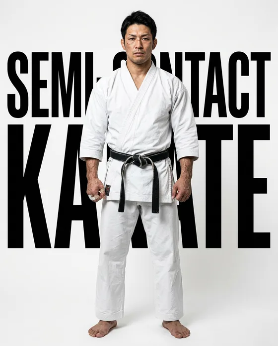 Semi-Contact Karate athlete